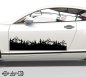 Preview: 46363 Wald und Berglandschaft Silhouette Aufkleber